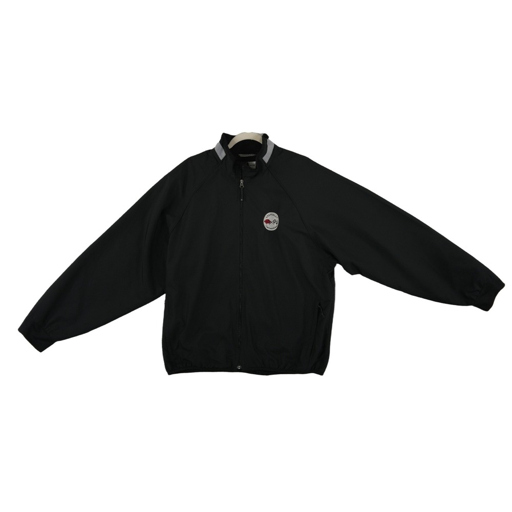 Cutter & Buck Chevrolet Corvette Jacket Men's Size XL Black Full Zip Windbreaker